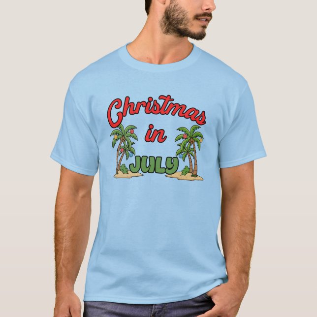 Weihnachten im Juli T-Shirt (Vorderseite)