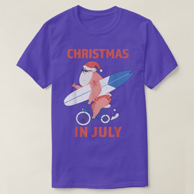 Weihnachten im Juli T-Shirt (Design vorne)