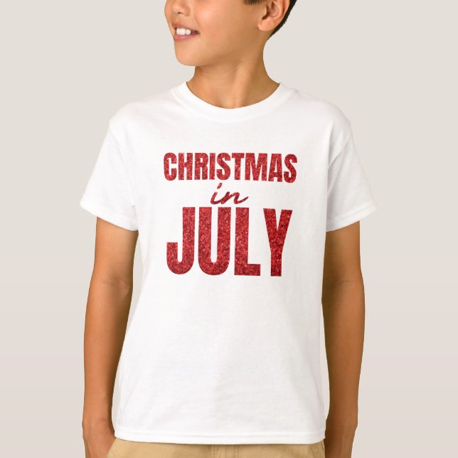 Weihnachten im Juli T-Shirt (Vorderseite)