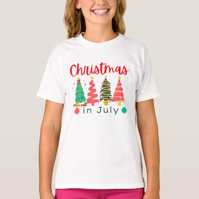 Weihnachten im Juli T-Shirt (Vorderseite)
