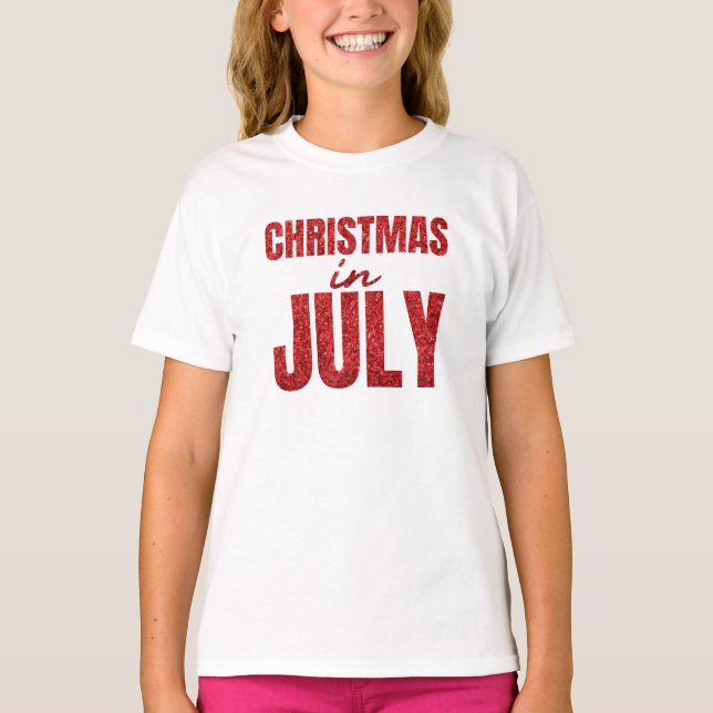 Weihnachten im Juli T-Shirt (Vorderseite)