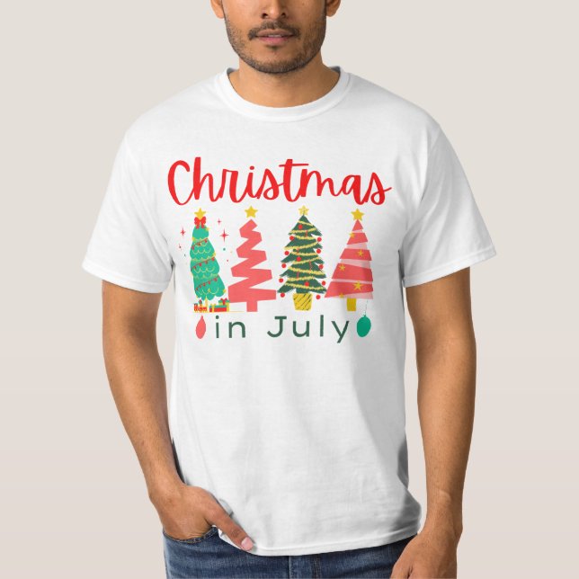 Weihnachten im Juli T-Shirt (Vorderseite)