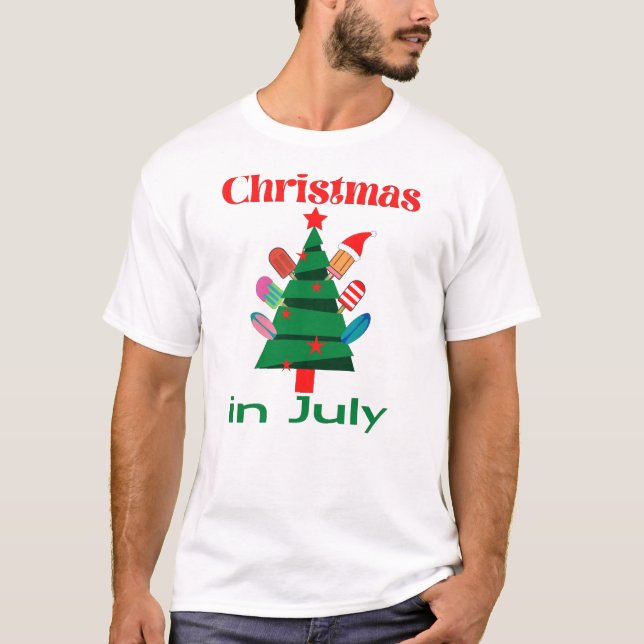 Weihnachten im Juli T-Shirt (Vorderseite)