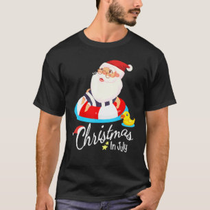 Weihnachten im Juli T-Shirt Santa Sommer Strand Ur