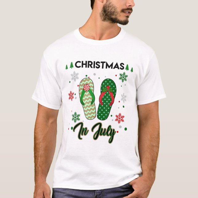 Weihnachten im Juli T - Shirt Sommer (Vorderseite)