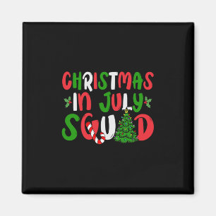 Weihnachten im Juli-Team Sommer-Weihnachtsbaum Fam Magnet