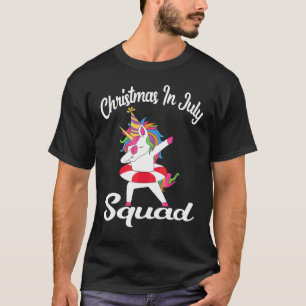 Weihnachten im Juli-Team Sommer Xmas Cute Dabbing T-Shirt