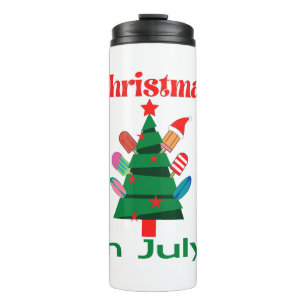 Weihnachten im Juli Thermosbecher