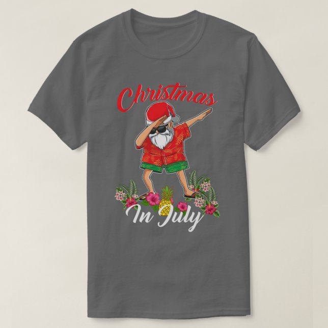 Weihnachten im Juli verkrüppeln Boys Men Hawaiian T-Shirt (Design vorne)