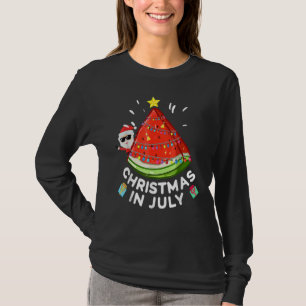 Weihnachten im Juli Wassermelon Weihnachtsbaum 1 T-Shirt