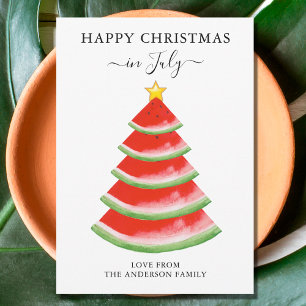 Weihnachten im Juli Wassermelone