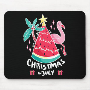 Weihnachten im Juli Wassermelone Weihnachtsbaum So Mousepad