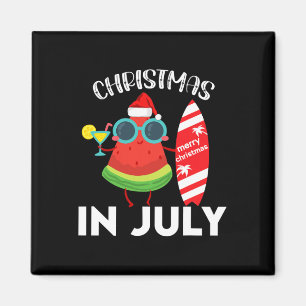 Weihnachten im Juli Wassermelone Xmas Baum Sommer Magnet