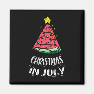Weihnachten im Juli Wassermelone Xmas Baum Sommer Magnet