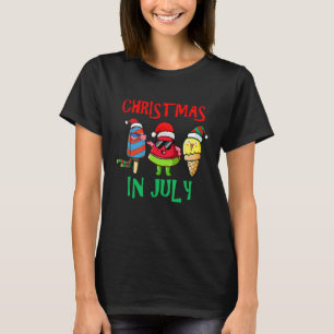 Weihnachten im Juli Watermelon Ice Pop Weihnachten T-Shirt