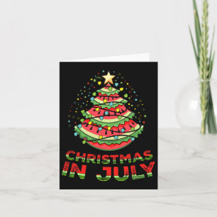 Weihnachten im Juli Watermelon Weihnachten Bäume S Karte