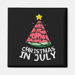Weihnachten im Juli Watermelon Weihnachten Bäume S Magnet