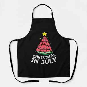 Weihnachten im Juli Watermelon Weihnachten Bäume S Schürze