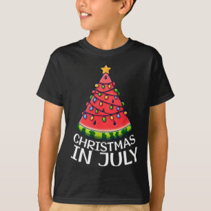 Weihnachten im Juli Watermelon Weihnachten Bäume S T-Shirt