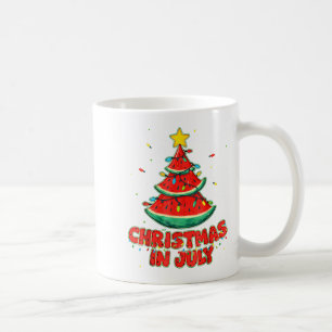 Weihnachten im Juli Watermelon Weihnachten Strand Kaffeetasse