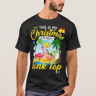 Weihnachten im Juli Weihnachten am sonnigen Strand T-Shirt