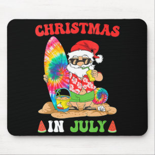 Weihnachten im Juli Weihnachten Gefärbte Krawatte  Mousepad