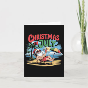 Weihnachten im Juli Weihnachten im Juli Strand Karte