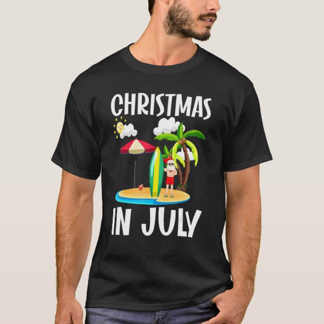 Weihnachten im Juli Weihnachten T-Shirt (Vorderseite)