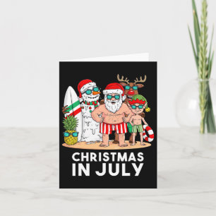 Weihnachten im Juli Weihnachten und Freunde Weihna Karte