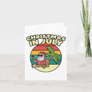 Weihnachten im Juli Weihnachten Vintagen Weihnacht Karte