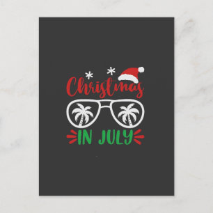 Weihnachten im Juli Weihnachten Weihnachtsfeiertag Einladungspostkarte