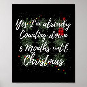 Weihnachten im Juli Weihnachts-Countdown Poster