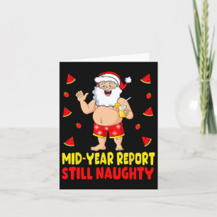 Weihnachten im Juli Weihnachtsferien Männer Karte