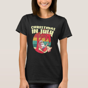 Weihnachten im Juli Weihnachtsferien Strand 4 T-Shirt