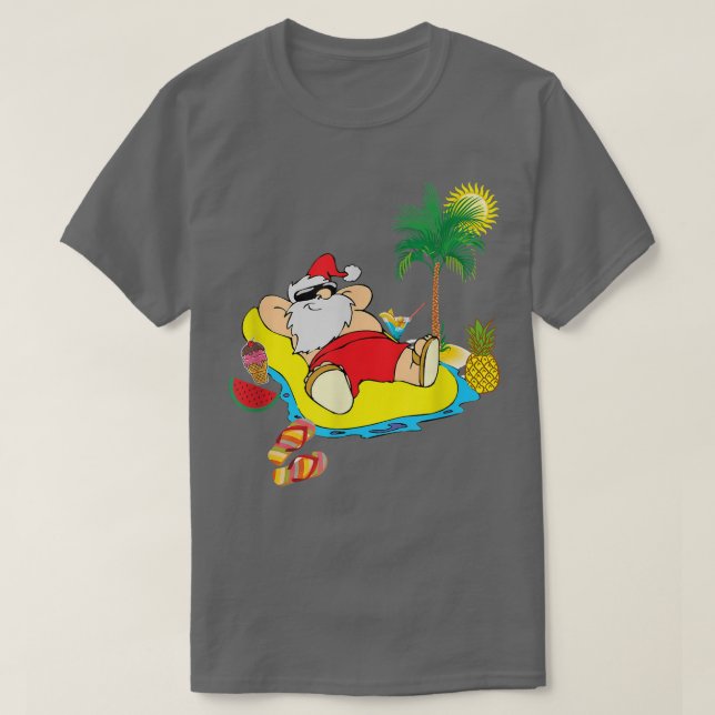 Weihnachten im Juli Weihnachtsgebirge T-Shirt (Design vorne)