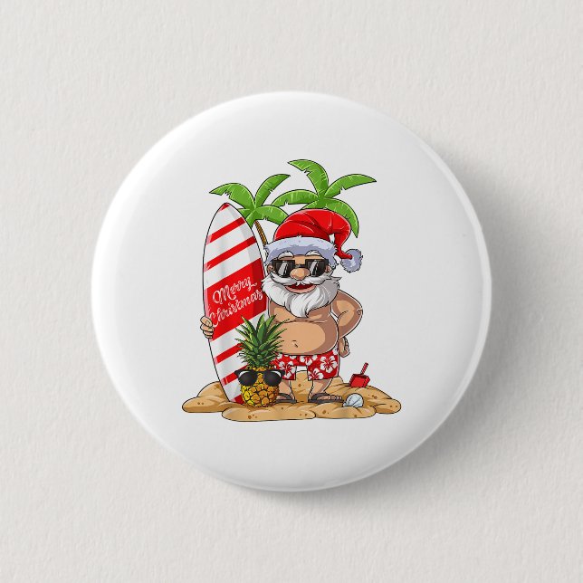 Weihnachten im Juli Weihnachtslieder Button (Vorderseite)