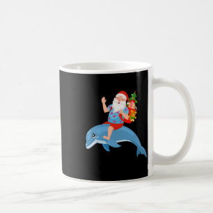 Weihnachten im Juli Weihnachtsmann auf Hawaii auf Kaffeetasse