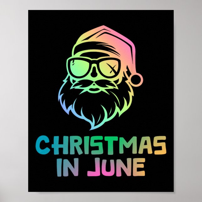 Weihnachten im Juni mit Weihnachtsfeiertag Poster (Vorne)