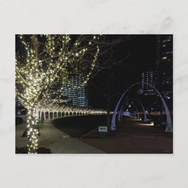 Weihnachten im Klyde Warren Park (Vorderseite)