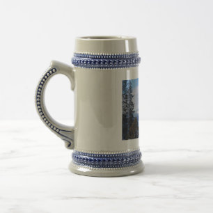 Weihnachten im Lake Tahoe Beer Stein Bierglas