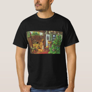 Weihnachten im Landhaus, Gemütliche Holzhütte mit T-Shirt