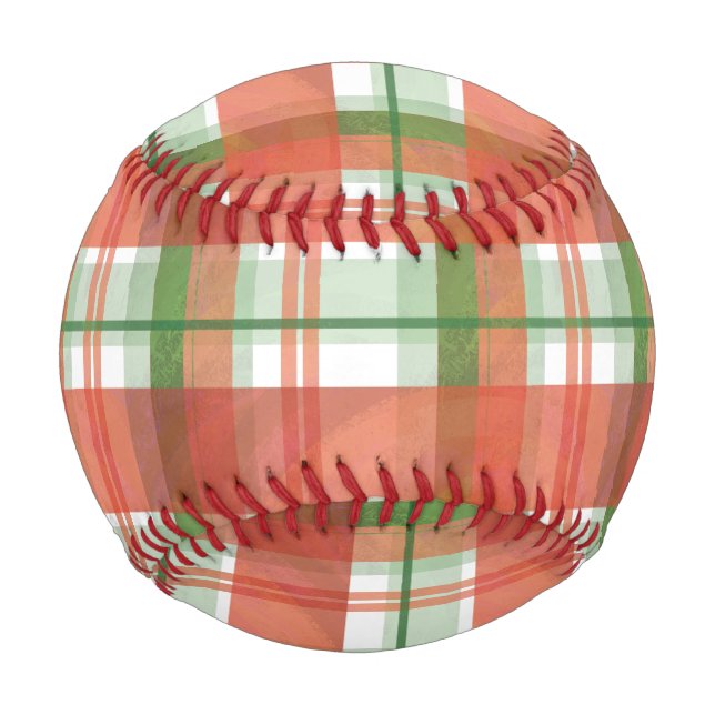 Weihnachten im Madras-Karo Baseball (Vorderseite)
