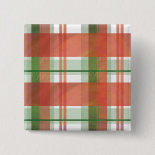 Weihnachten im Madras-Karo Button