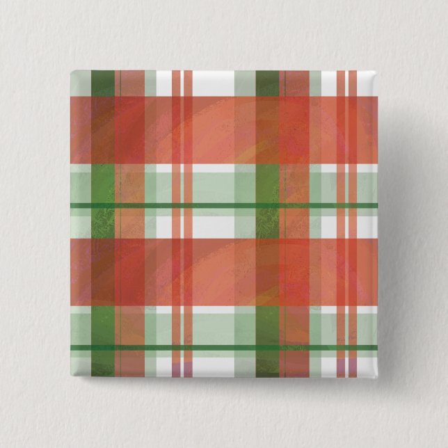 Weihnachten im Madras-Karo Button (Vorderseite)