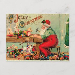 Weihnachten im nostalgischen Werkstatt von Santa C