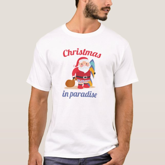 Weihnachten im Paradies T-Shirt (Vorderseite)