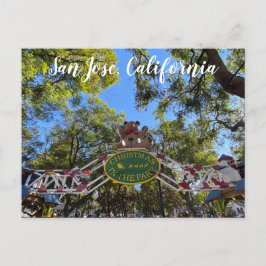 Weihnachten im Park - San Jose, CA Postkarte