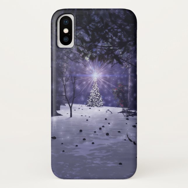Weihnachten im Pines iPhone Case-Mate Hülle (Rückseite)