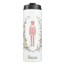 Weihnachten im rosa Nutcracker-Ballett Thermosbecher