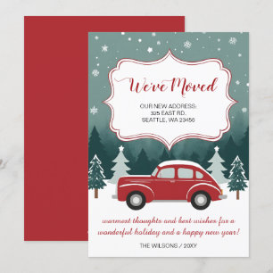Weihnachten im Roten Auto Wir haben Feiertagskündi